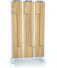 Kleiderschränke mit doppelwandige Tür in Z ALDERA mit Füße 1920 x 1050 x 500